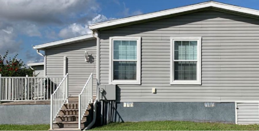 Manufactured home in Central Louisiana certified for a conventional loan.